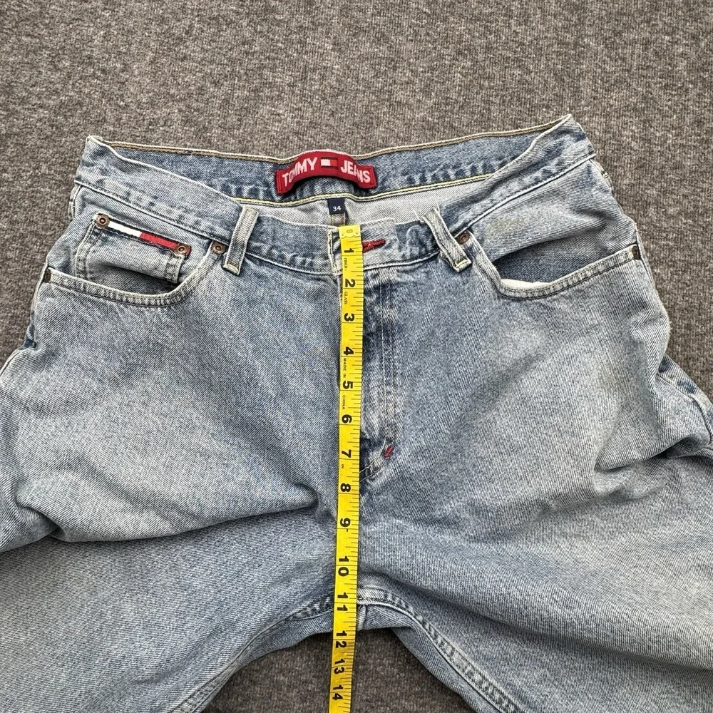 Tommy Hilfiger Jeans Denim Men's Shorts Size 34 Medium Wash Vtg Jorts‎ 2000s